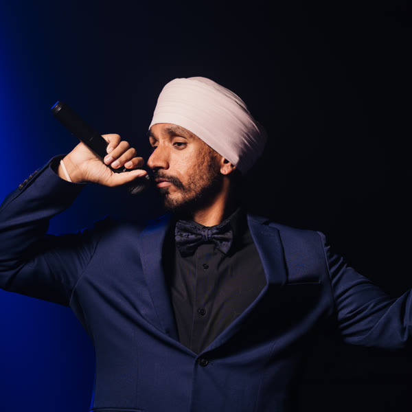 MC Sawi hosting an event for DJ Jazz Entertainment